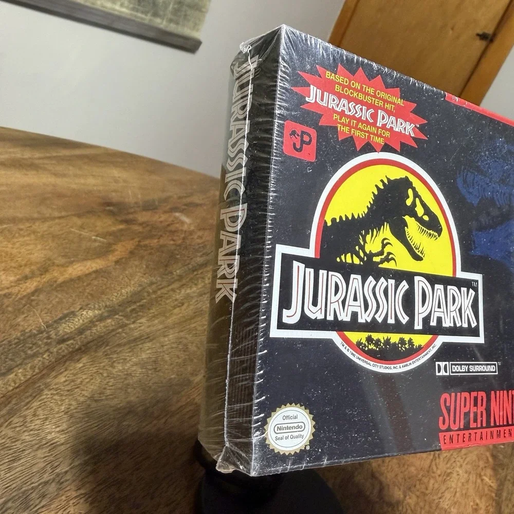 Super Nintendo SNES Sealed Jurassic Park Game 1991 NEW